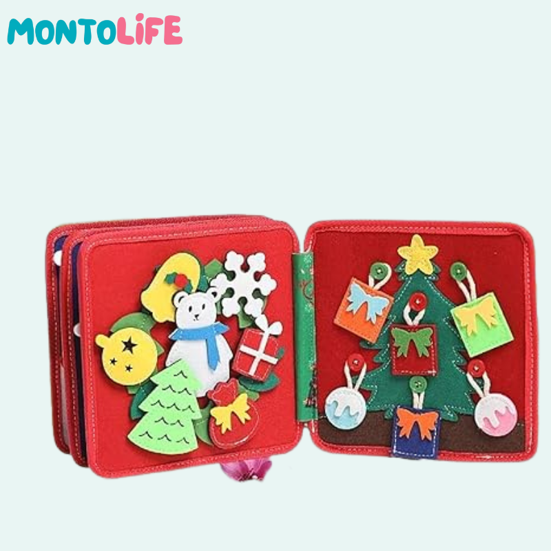 Santa’s Soft Storyland – Cloth Book for Magical Holiday Learning