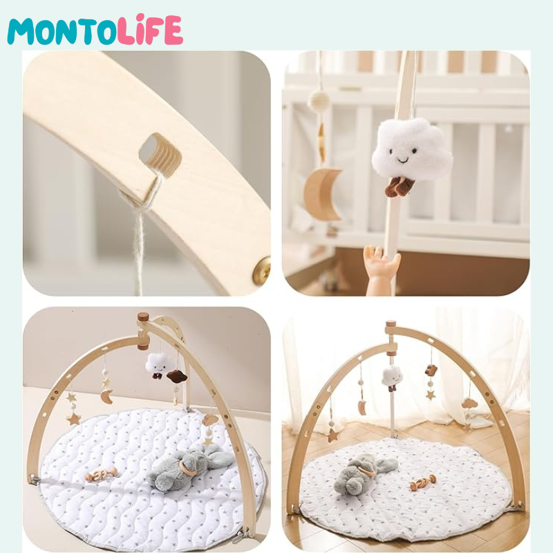 Sensory Play Mat – Soft Developmental Floor Gym for Babies