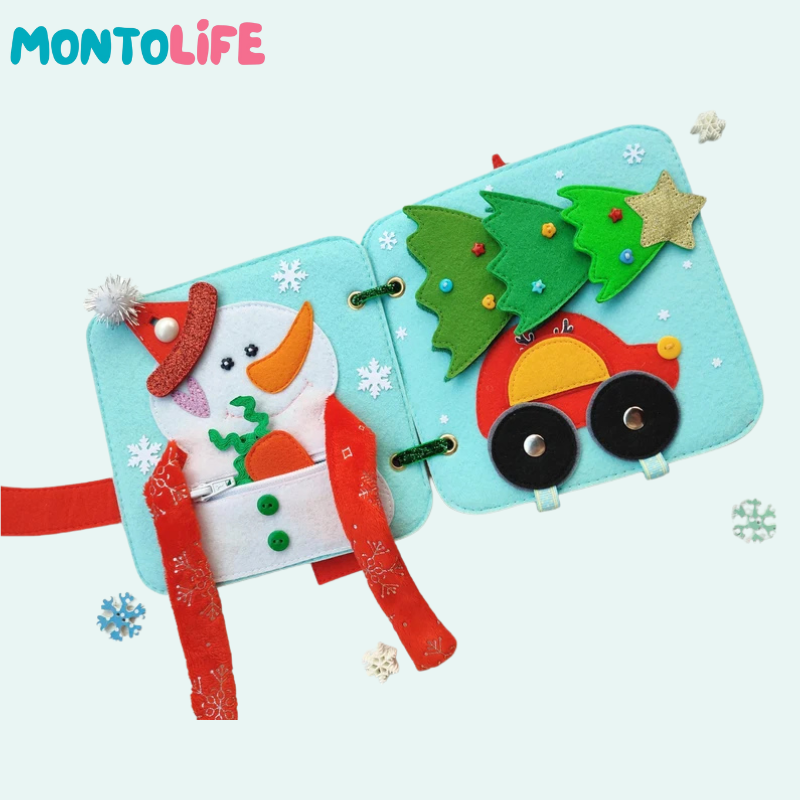 Rudolph’s Learning Adventure - Christmas Learning Cloth Book
