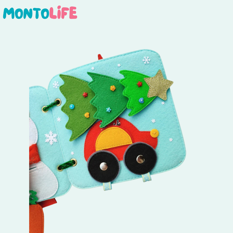 Rudolph’s Learning Adventure - Christmas Learning Cloth Book
