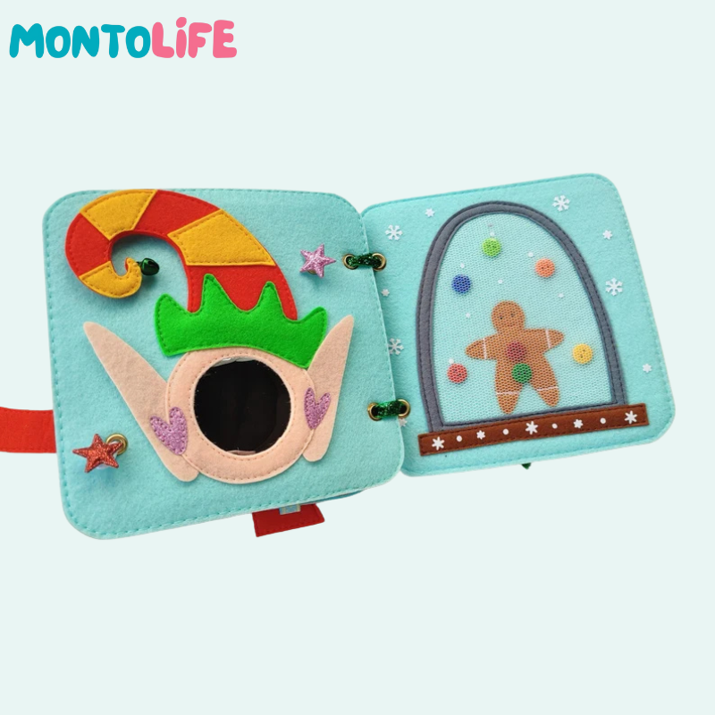 Rudolph’s Learning Adventure - Christmas Learning Cloth Book