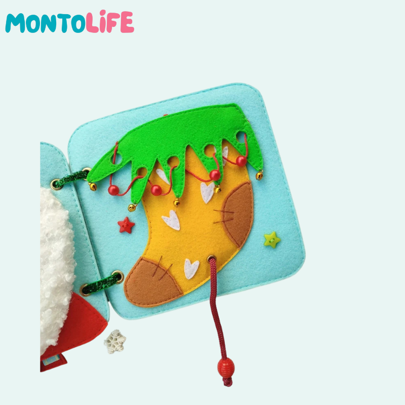 Rudolph’s Learning Adventure - Christmas Learning Cloth Book