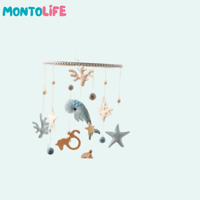 Ocean Wonders Hanging Mobile – Handmade Sea Life Nursery Decoration