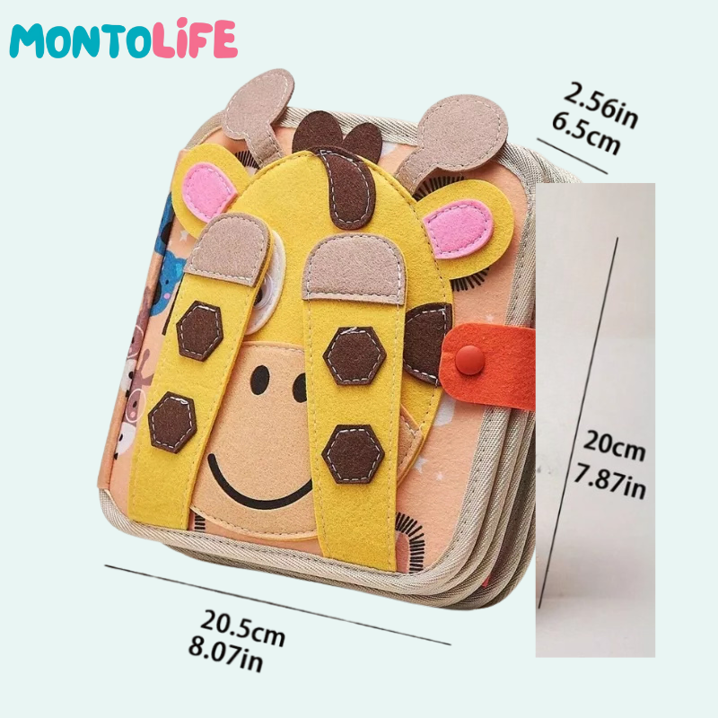 Giraffe Learning Book – Sensory Exploration & Early Brain Development Toy