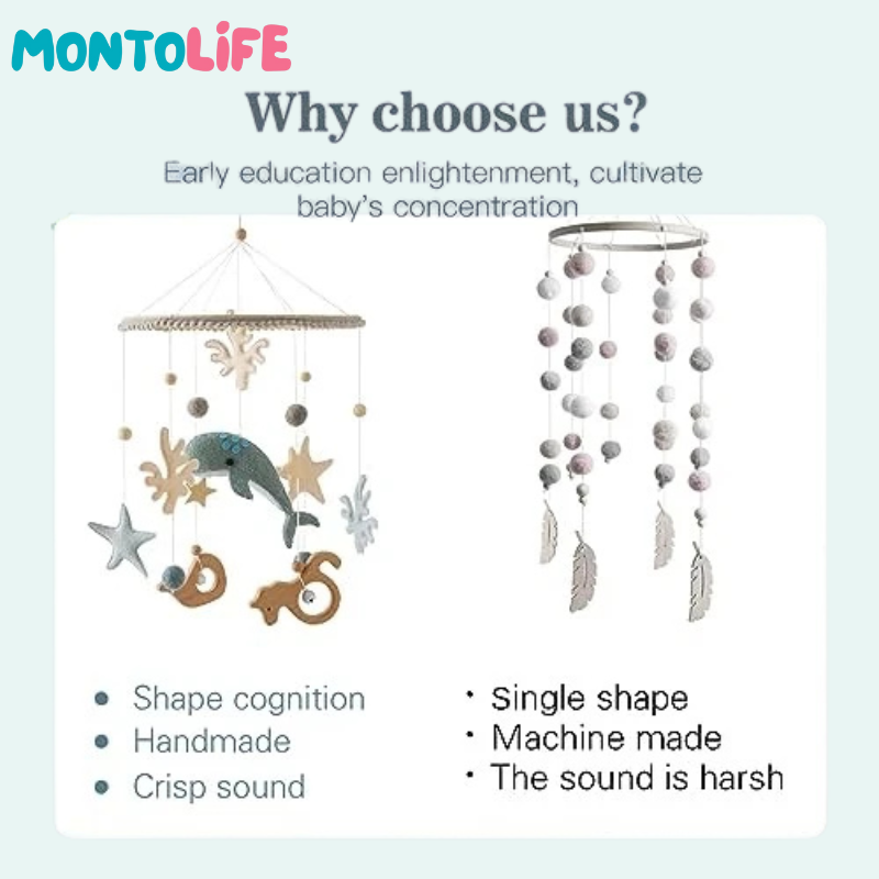 Ocean Wonders Hanging Mobile – Handmade Sea Life Nursery Decoration