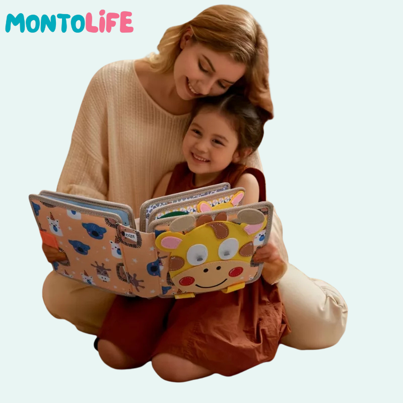 Giraffe Learning Book – Sensory Exploration & Early Brain Development Toy