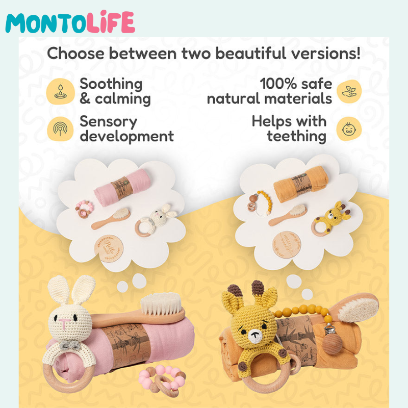 Newborn Gift Set – Educational Baby Shower Present for Early Learning & Development
