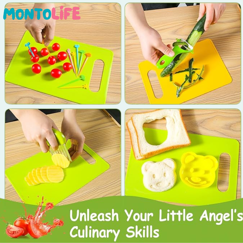 Kitchen Tool Set – Real Cooking Utensils for Independent Little Learners