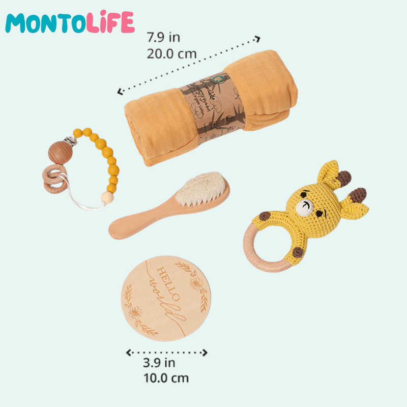 Newborn Gift Set – Educational Baby Shower Present for Early Learning & Development