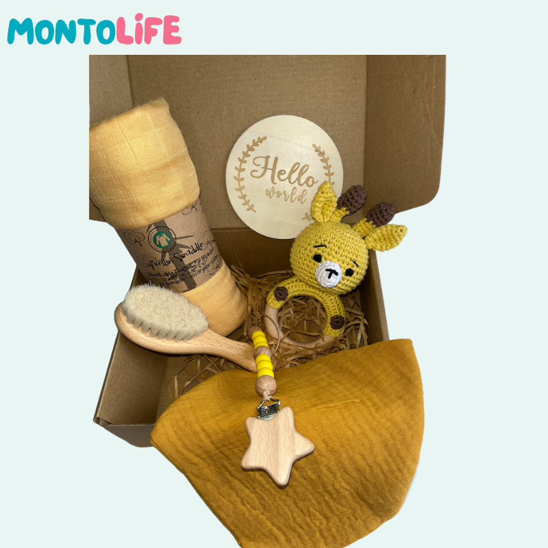 Newborn Gift Set – Educational Baby Shower Present for Early Learning & Development