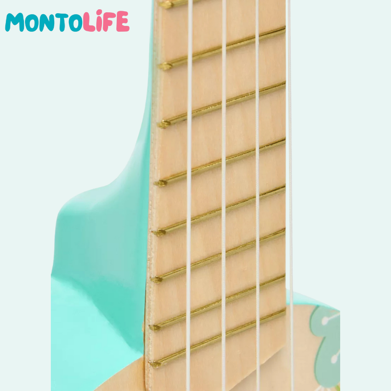 Wooden Ukulele – Toddler-Sized Musical Instrument
