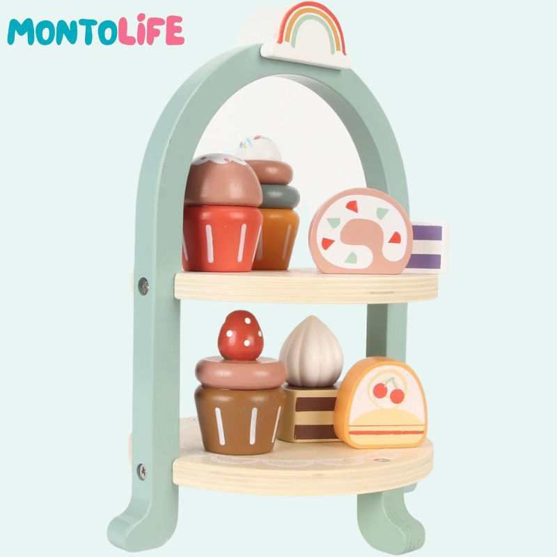 Cupcake Tower – Colorful Learning Toy for Fine Motor Skills & Creative Play