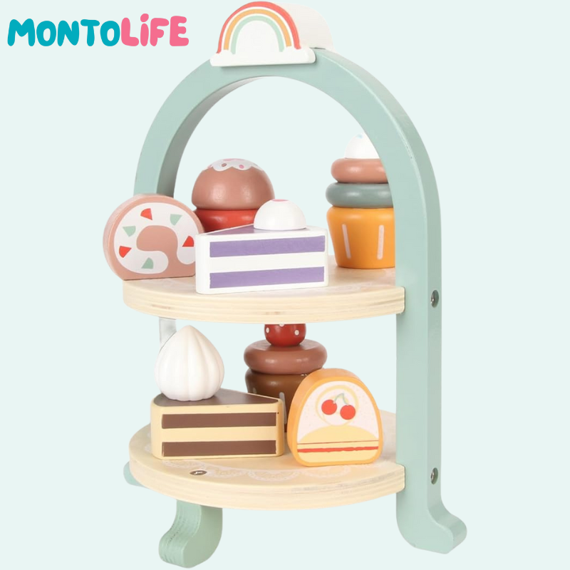 Cupcake Tower – Colorful Learning Toy for Fine Motor Skills & Creative Play