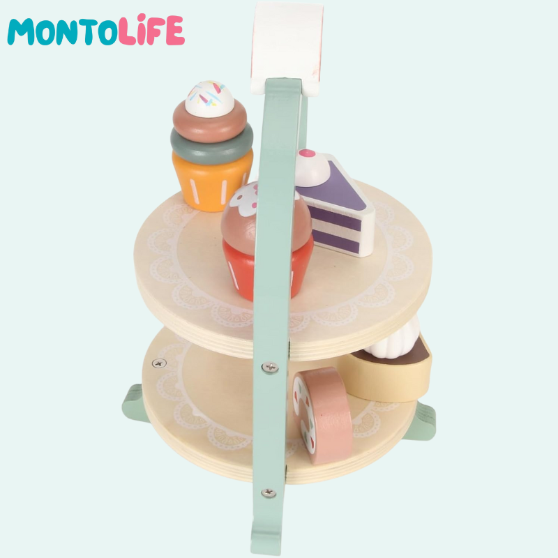 Cupcake Tower – Colorful Learning Toy for Fine Motor Skills & Creative Play