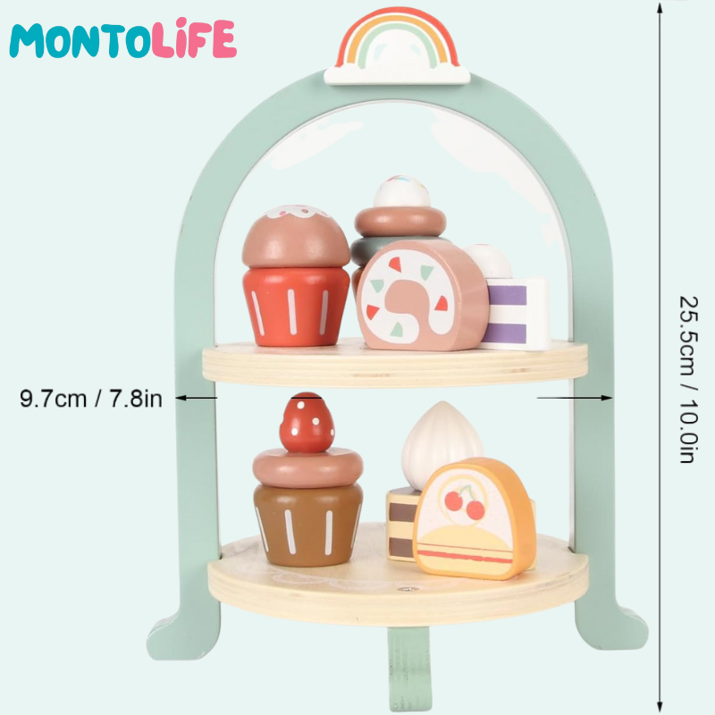 Cupcake Tower – Colorful Learning Toy for Fine Motor Skills & Creative Play