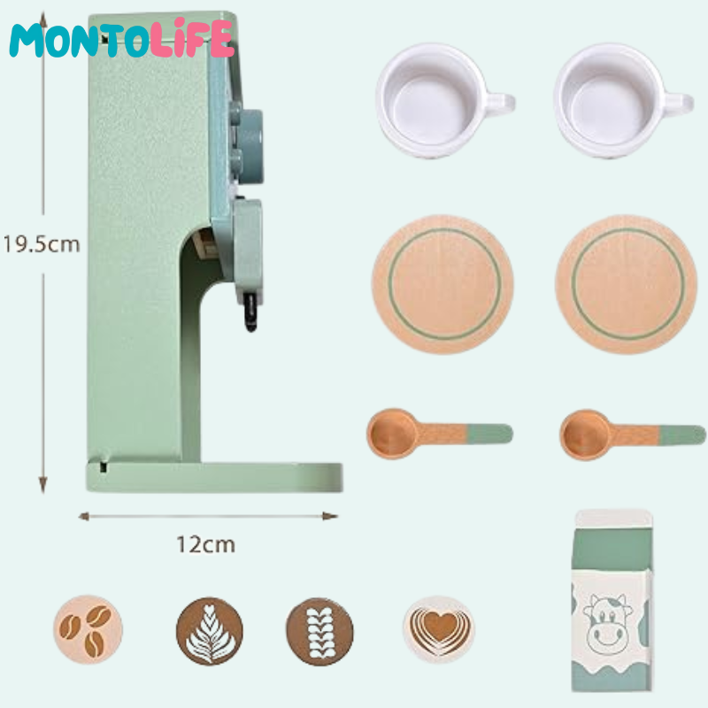 Coffee Maker Set – Pretend Play Espresso Station