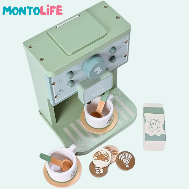 Coffee Maker Set – Pretend Play Espresso Station