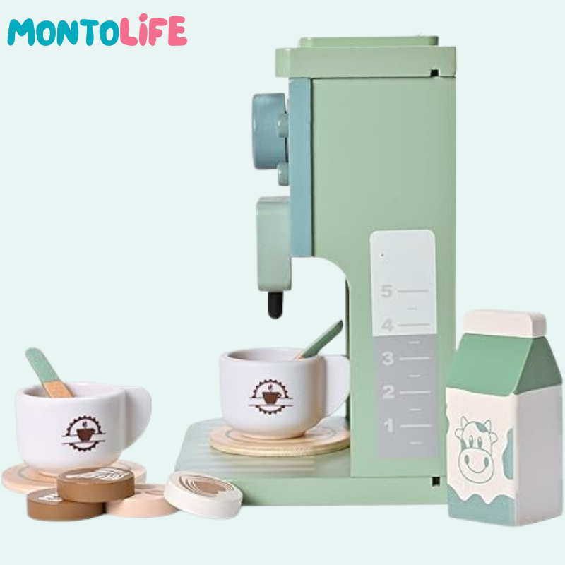 Coffee Maker Set – Pretend Play Espresso Station