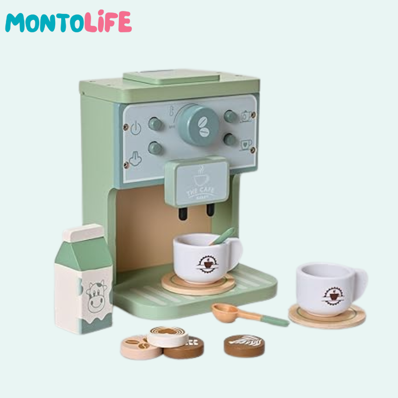 Coffee Maker Set – Pretend Play Espresso Station