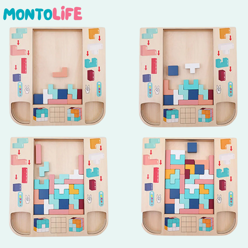 Wooden Puzzle Blocks – Classic Tetris-Inspired Logic Game