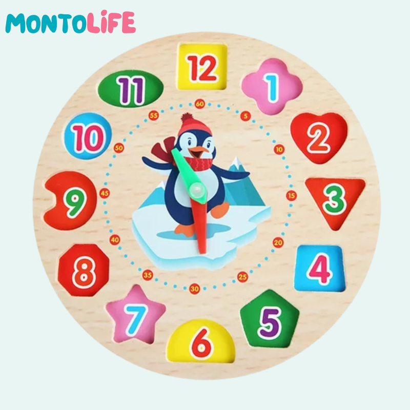 Penguin Clock – Educational Toy for Early Time Learning