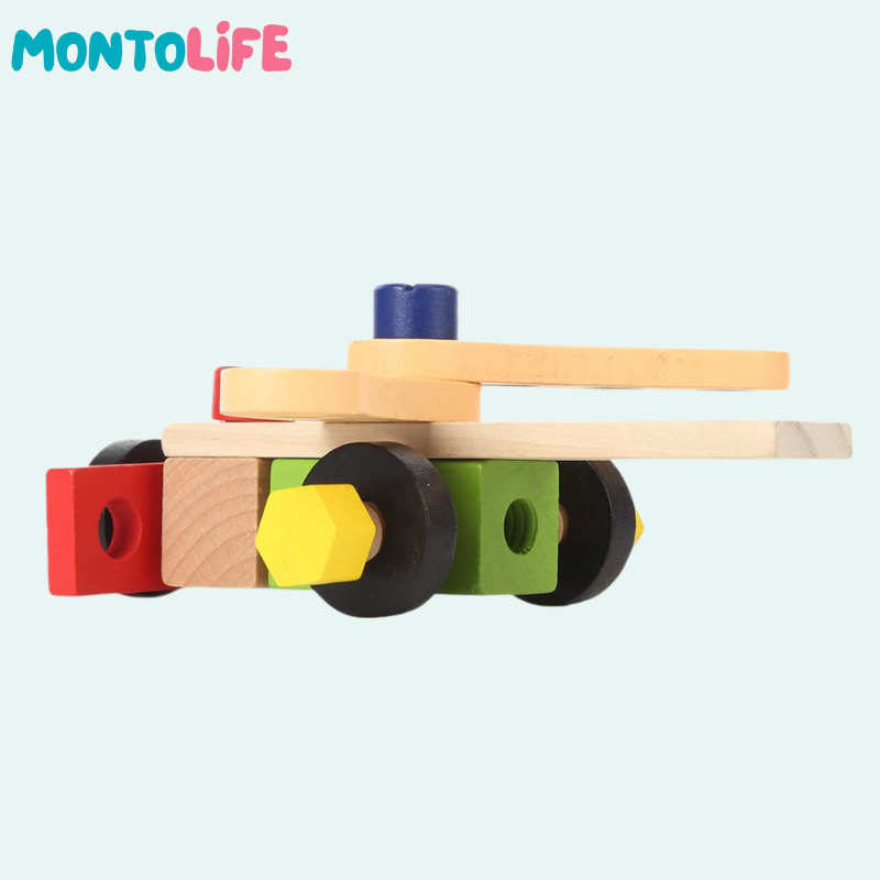 Wooden Tool Set – Educational Pretend Play Construction Kit