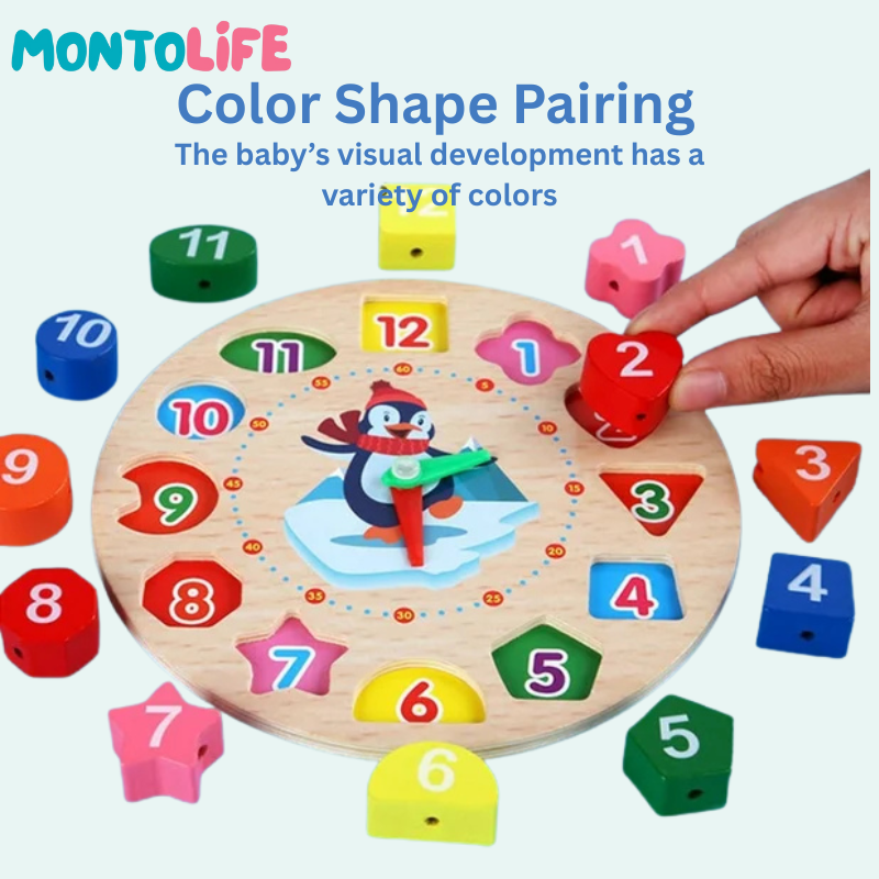 Penguin Clock – Educational Toy for Early Time Learning