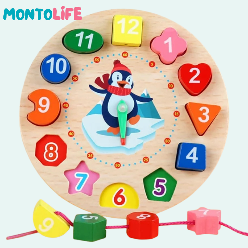 Penguin Clock – Educational Toy for Early Time Learning