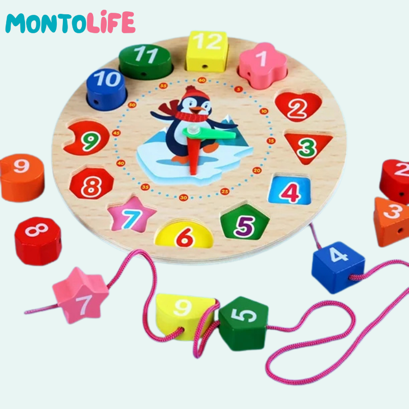 Penguin Clock – Educational Toy for Early Time Learning