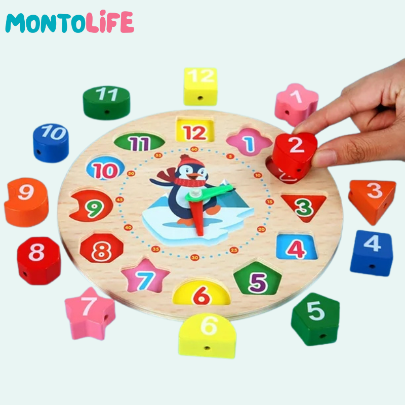 Penguin Clock – Educational Toy for Early Time Learning