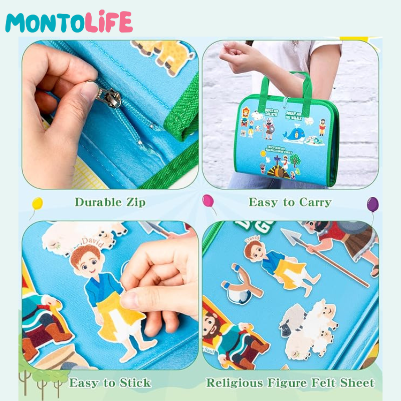 Bible Story Board – Interactive Educational Playset for Kids’ Faith Learning