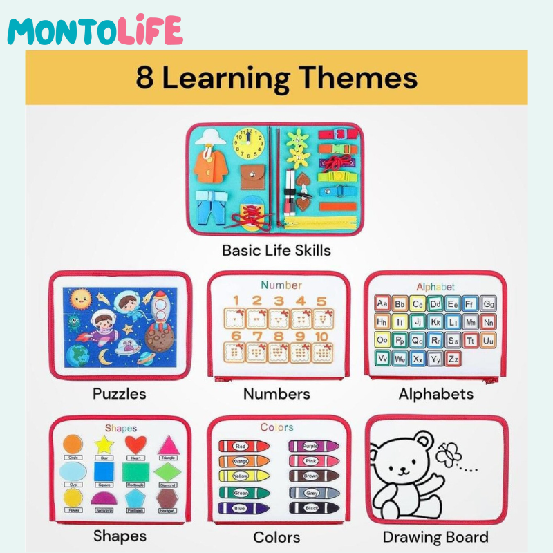 Hands-On Busy Bag – Portable Educational Activity Kit