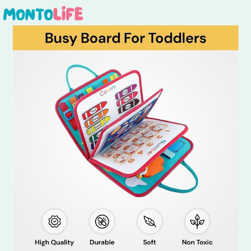 Hands-On Busy Bag – Portable Educational Activity Kit
