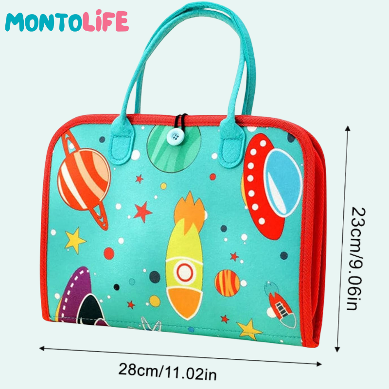 Sensory Busy Bag – Portable Interactive Activity Kit for Toddlers