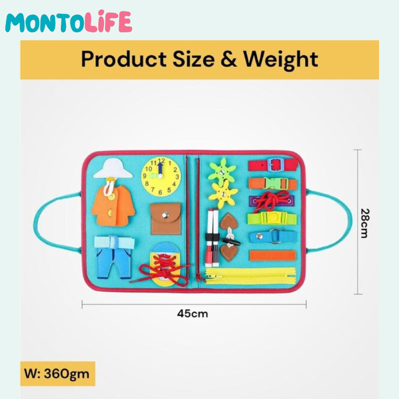 Hands-On Busy Bag – Portable Educational Activity Kit