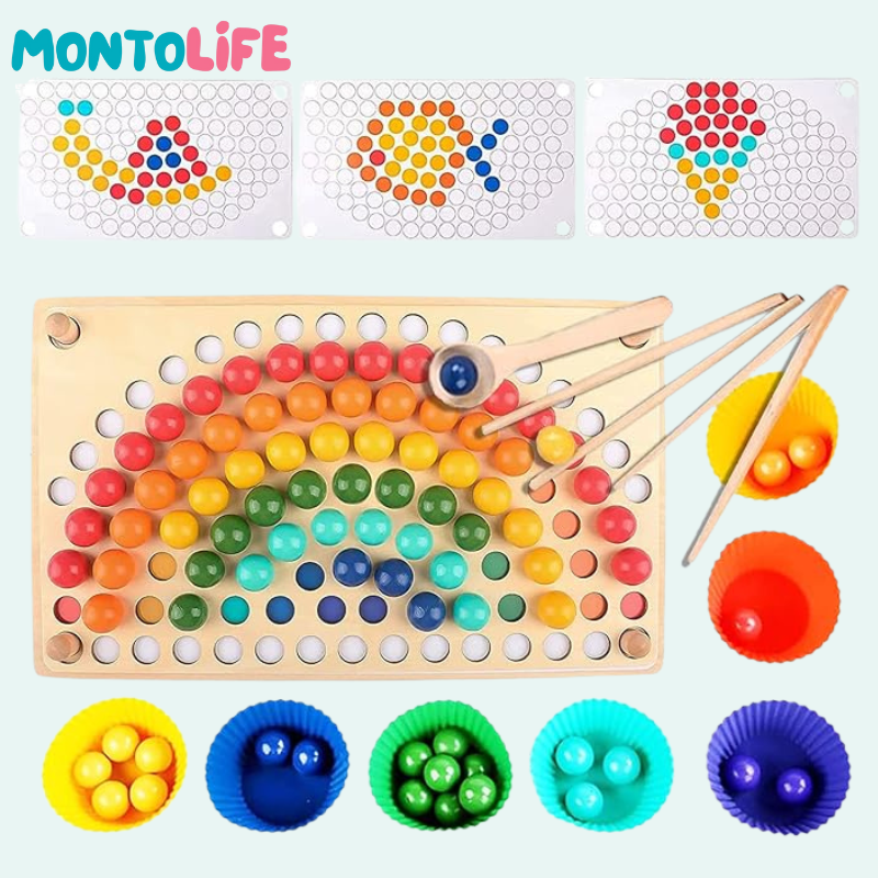 Rainbow Beads - Educational Color Sorting Toy