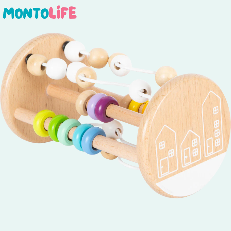 Sensory Bead Rattle – Hear & Feel Baby Toy for Early Development