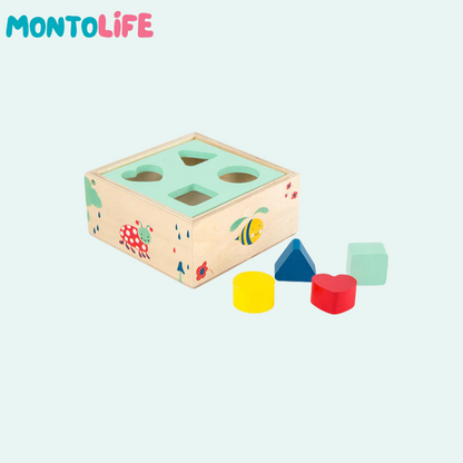 Wooden Shape Sorting Box – FSC Certified Educational Toy