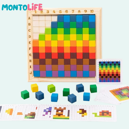 Wooden Art Builder – Hands-On Construction & Imagination Kit for Kids