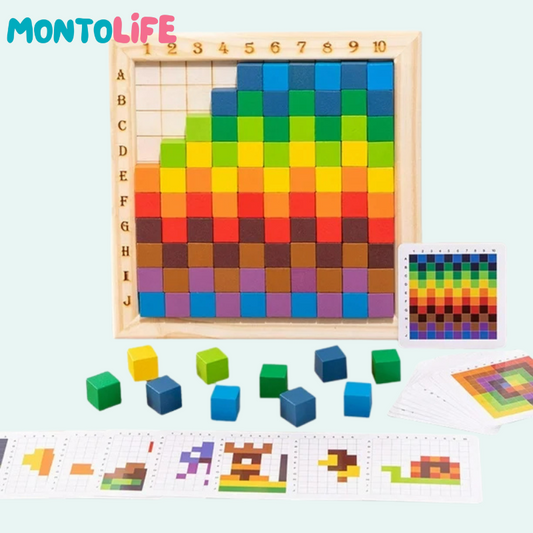 Wooden Art Builder – Hands-On Construction & Imagination Kit for Kids