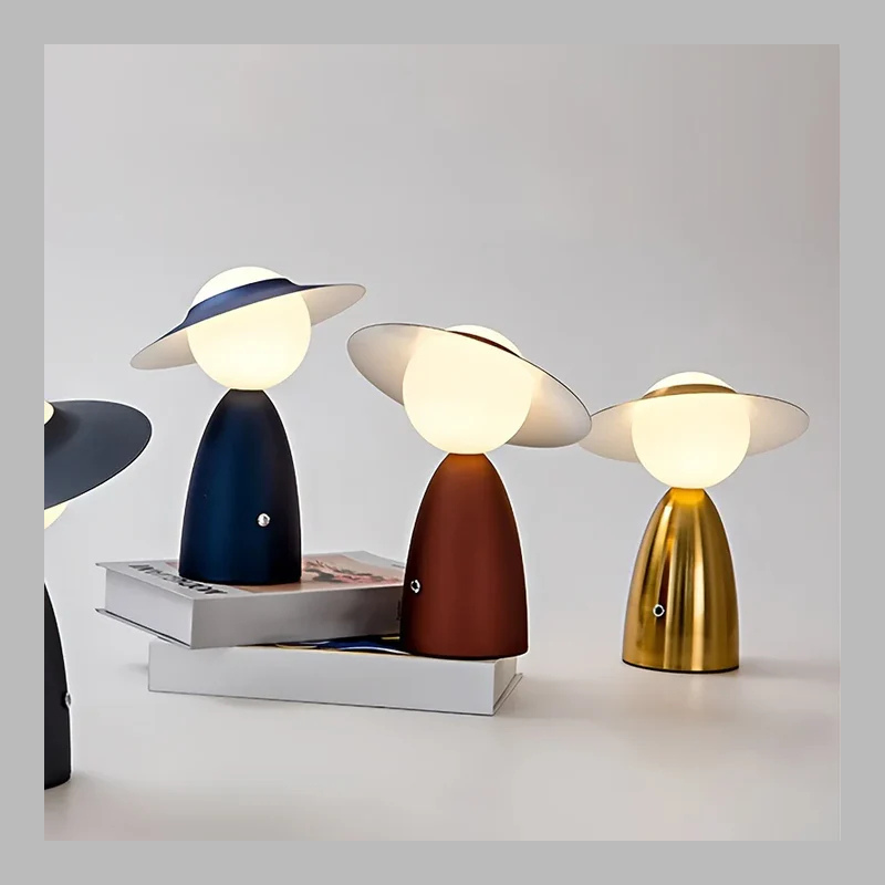 USB Rechargeable LED Table Lamp – Touch Control Dimmable Light