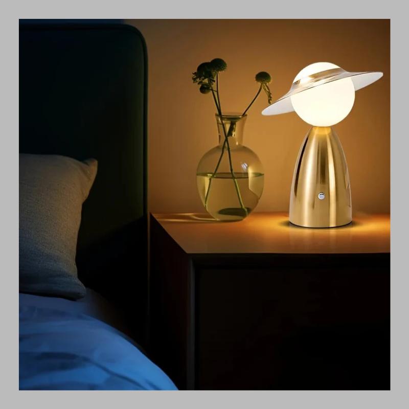 USB Rechargeable LED Table Lamp – Touch Control Dimmable Light