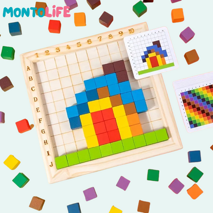 Wooden Art Builder – Hands-On Construction & Imagination Kit for Kids