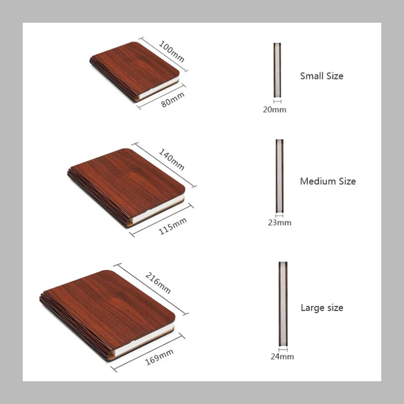 Foldable Book Lamp – Portable Rechargeable LED Desk & Night Light