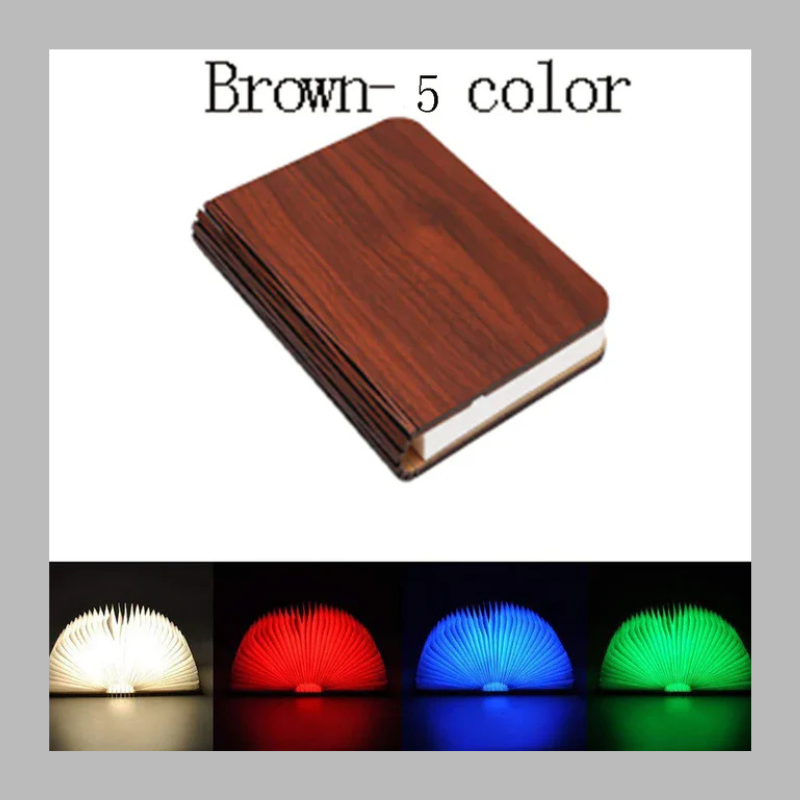 Foldable Book Lamp – Portable Rechargeable LED Desk & Night Light