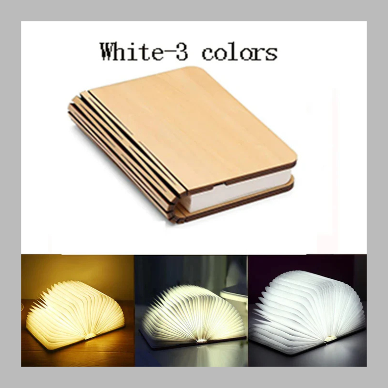 Foldable Book Lamp – Portable Rechargeable LED Desk & Night Light