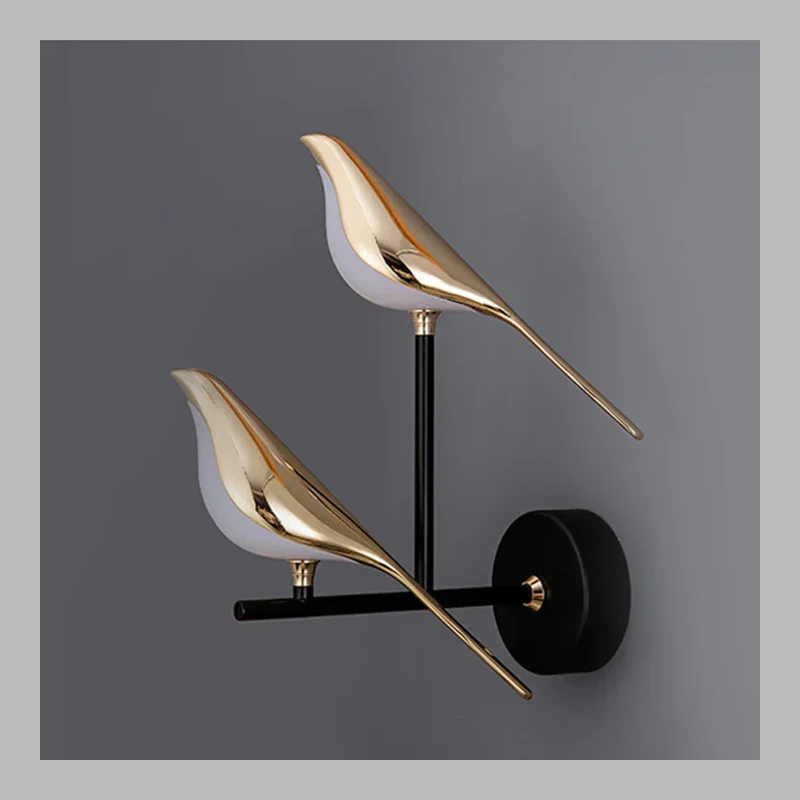 Regal Bird Wall Light – Elegant Artistic LED Wall Lamp