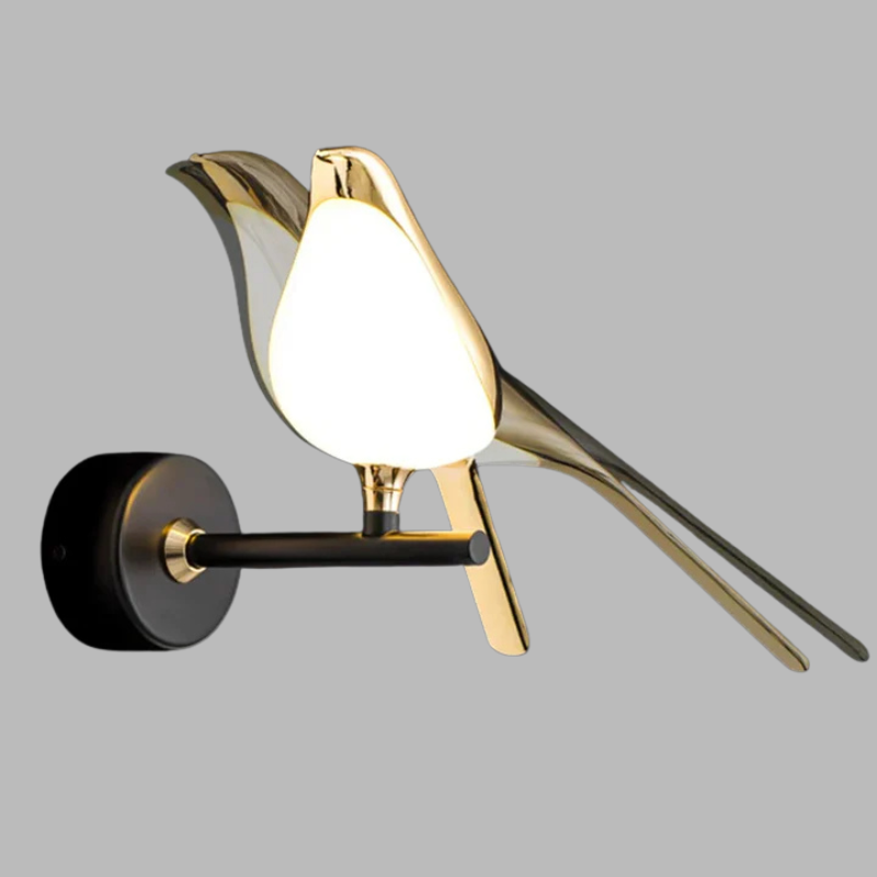 Regal Bird Wall Light – Elegant Artistic LED Wall Lamp