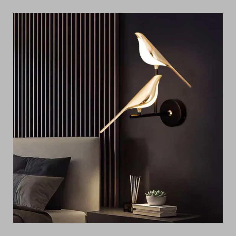 Regal Bird Wall Light – Elegant Artistic LED Wall Lamp