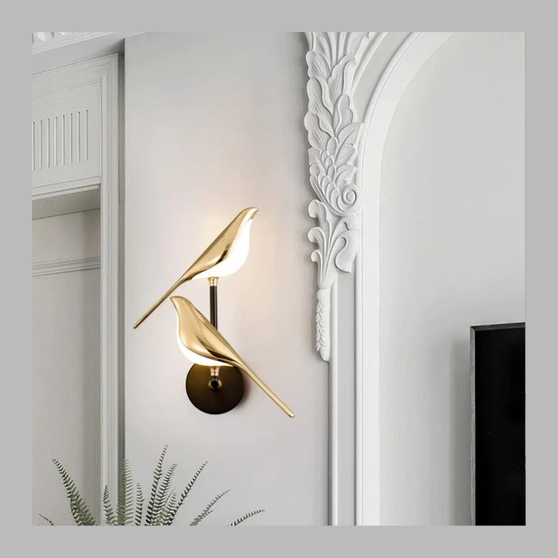 Regal Bird Wall Light – Elegant Artistic LED Wall Lamp